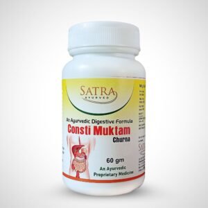 Satra Ayurved Consti Muktam Churna | Ayurvedic Blend for Digestive Wellness & Bowel Support | 60 gm